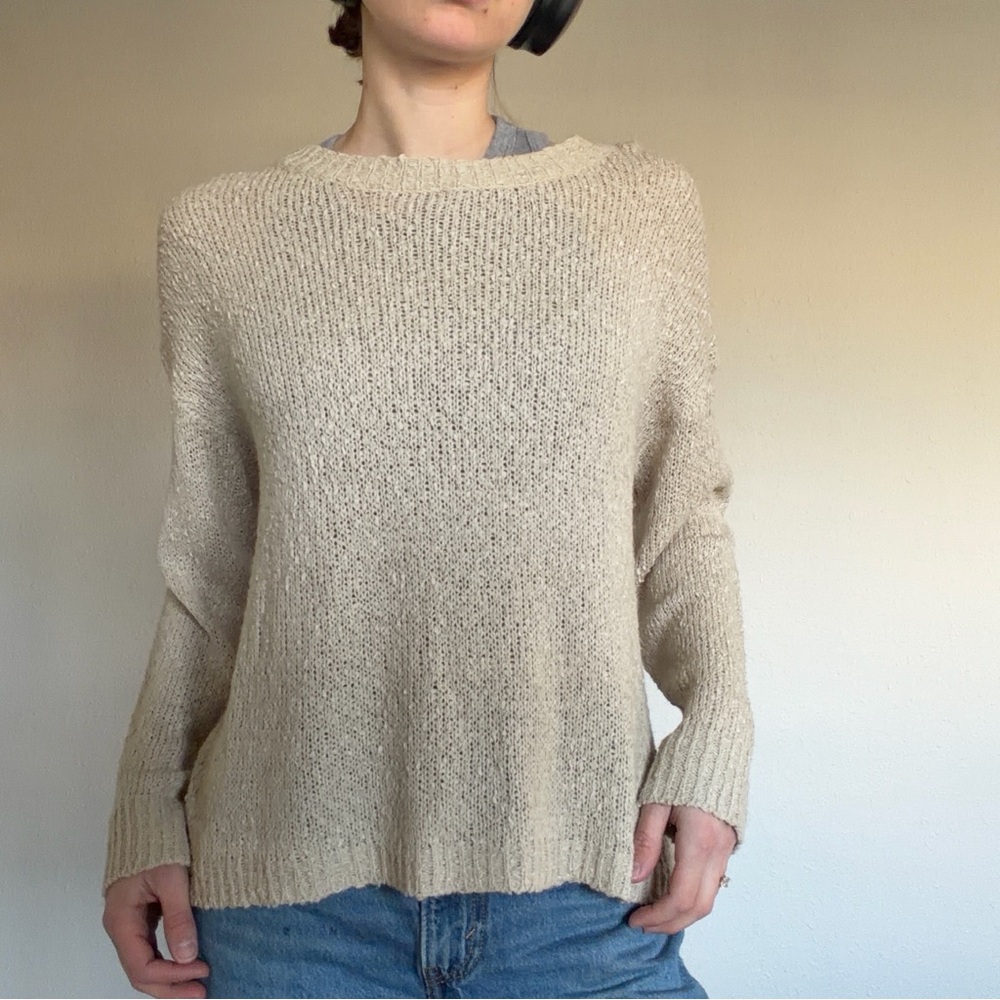 Newbury Kustom Women's Cream Sweater